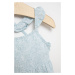 Dievčenské ľanové šaty United Colors of Benetton midi, áčkový strih