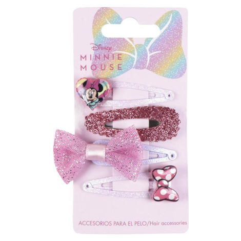 SET 4 VLASOVÝCH SPONIEK MINNIE MOUSE