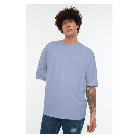 Trendyol Lilac Oversize/Wide Cut 100% T-Shirt