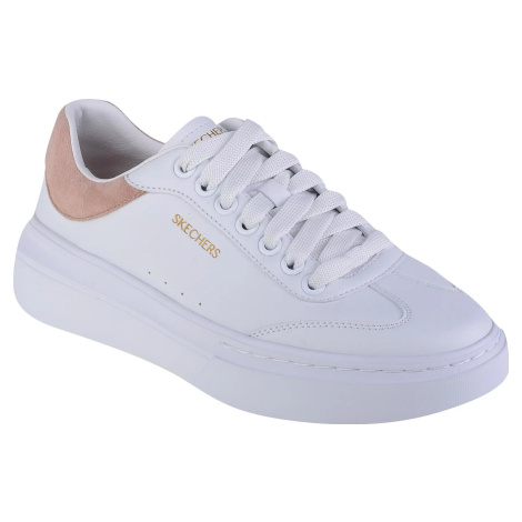 BIELE DÁMSKE TENISKY SKECHERS CORDOVA CLASSIC-BEST BEHAVIOR 185060-WPK