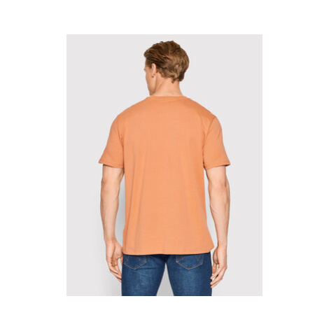 Lee Tričko Patch Logo L60UFQUK Oranžová Regular Fit