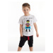 Denokids Need Hero Boys T-shirt Capri Shorts Set