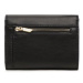 Calvin Klein Veľká dámska peňaženka Re-Lock Trifold Md Pbl K60K610969 Čierne rhodiované