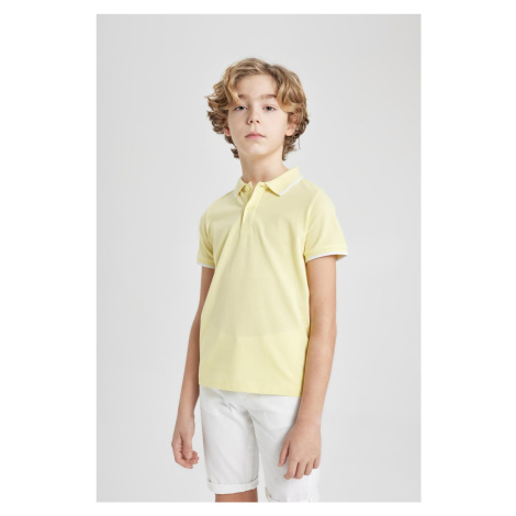 DEFACTO Boys Pique Short Sleeve Polo T-Shirt