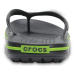 Žabky (plážová obuv) CROCS Crocband Flip graphite volt green