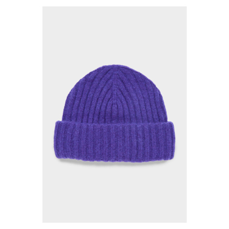 ČAPICA GANT RIBBED BEANIE PANSY PURPLE