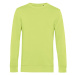 B&amp;C Unisex tričko s dlhým rukávom WU31B Lime