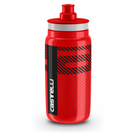 CASTELLI Cyklistická fľaša na vodu - FLY TEAM 550 ML - červená