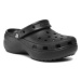 Crocs Šľapky Classic Platform Clog 206750 Čierna