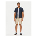 Pepe Jeans Bavlnené šortky Relaxed Linen Smart Shorts PM801093 Béžová Regular Fit