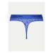 Calvin Klein Underwear Stringové nohavičky 000QF7378E Modrá