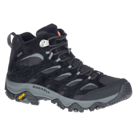 Pánska členková turistická obuv MERRELL Moab 3 Mid GTX black grey