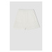 DEFACTO Regular Fit Normal Waist Short Leg Muslin Shorts