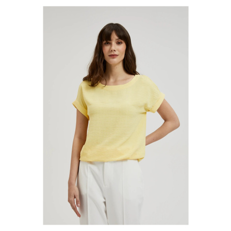 Women's blouse MOODO - light yellow