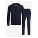 Men's Jack & Jones Solid Dark Blue Pajamas - Men