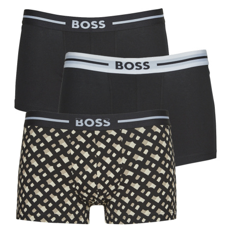 BOSS  Trunk 3P Bold Design  Boxerky Viacfarebná Hugo Boss