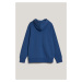 MIKINA GANT REG TONAL SHIELD FULL ZIP HOODIE RICH BLUE