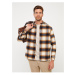 LC Waikiki Comfortable Fit Long Sleeve Plaid Men's Shirt Jacket