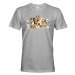 Pánské tričko s úžasnou potlačou psov - skvelý darček na narodeniny