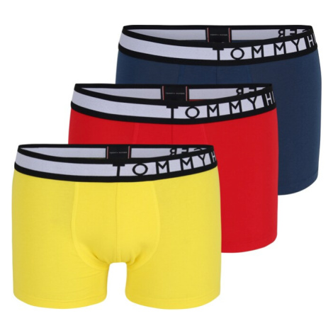 Tommy Hilfiger Underwear Boxerky  žltá / námornícka modrá / červená