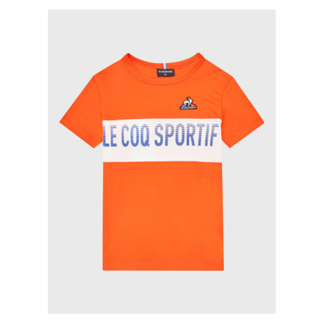 Le Coq Sportif Tričko 2310341 Oranžová Regular Fit