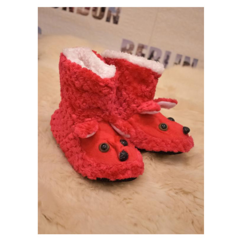 Detské červené papuče HAVHAV John-C