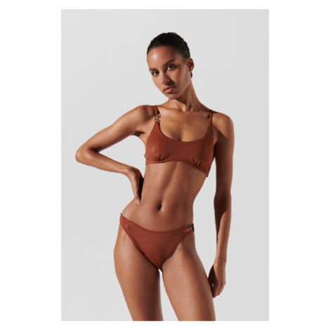 Plavky Karl Lagerfeld Karl Dna Glam Bottoms Copper