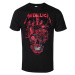 Tričko metal ROCK OFF Metallica Heart Skull Čierna