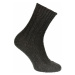 Dámske luxusné čierne vlnené ponožky ALPAKA