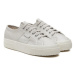 Superga Tenisky Platform Pearl Matte Canv 2740 S21362W Sivá