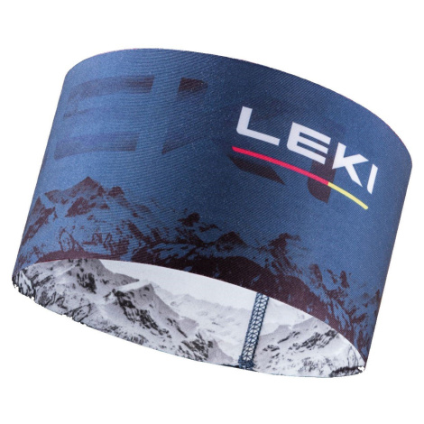 Čelenka Leki XC Headband dark denim/white/poppy red UNI