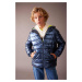 DEFACTO Boy's Water Repellent Hooded Fleece Lined Puffer Jacket