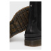 Kožené topánky Chelsea MOA Concept dámske, čierna farba, na platforme