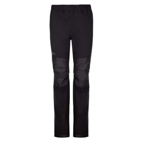 Children's softshell outdoor pants Kilpi RIZO-J black