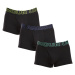 3PACK pánske boxerky Under Armour čierne (1383891 002)