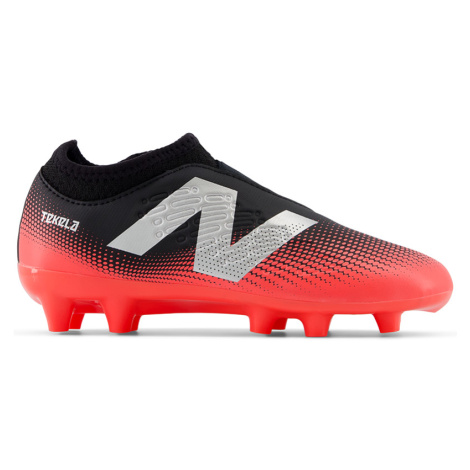 Futbalové topánky New Balance TEKELA V4+ MAGIQUE JNR FG SJT3FR45 – červené