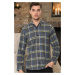 G700 DEWBERRY MEN'S SHIRT-PLAIN NAVY BLUE