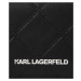 Peňaženka Karl Lagerfeld K/Skuare Embossed Sm Zip Wlt Čierna