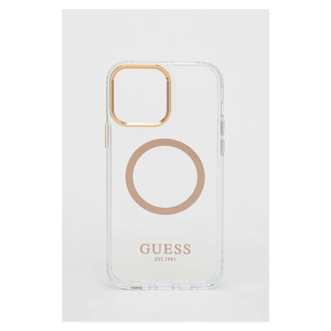 Puzdro na mobil Guess Iphone 13 Pro Max 6,7" zlatá farba