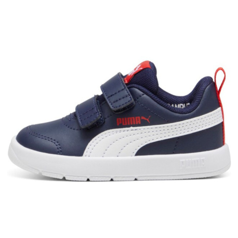 PUMA Tenisky 'Courtflex V3'  námornícka modrá / červená / biela