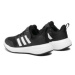 Adidas Sneakersy Fortarun 2.0 Cloudfoam Sport Running Elastic Lace Top Strap Shoes IG5387 Čierna