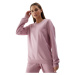 Dámska mikina 4F SWEATSHIRT-4FWSS24TSWSF0954-56S-LIGHT PINK