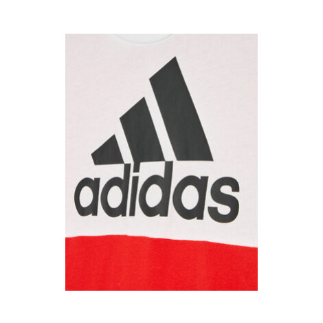 Adidas Tričko B Cb Logo HC5648 Červená Regular Fit