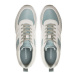 Calvin Klein Sneakersy Low Top Lace Up Mix HM0HM01495 Sivá