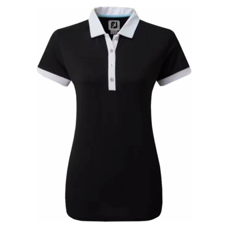 Footjoy Colour Block Womens Black Polo košeľa