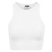 Urban Classics Ladies Cropped Rib Top white