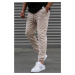 Madmext Beige Basic Men's Tracksuit with Elastic Legs 5494