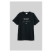 TRIČKO GANT LOGO SCRIPT PRINTED SS T-SHIRT BLACK