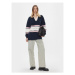 Tommy Jeans Mikina Rugby DW0DW17226 Tmavomodrá Relaxed Fit