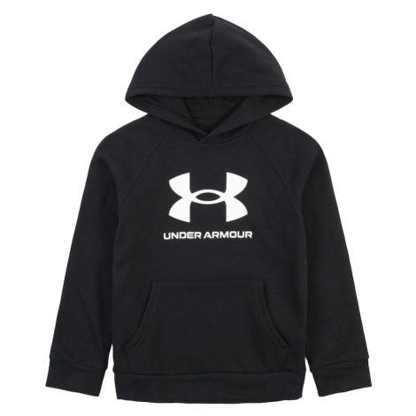 UNDER ARMOUR Športová mikina 'Rival'  čierna / biela